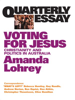 cover image of Quarterly Essay 22 Voting for Jesus